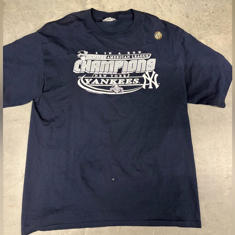 New York Yankees Navy Blue T-Shirt